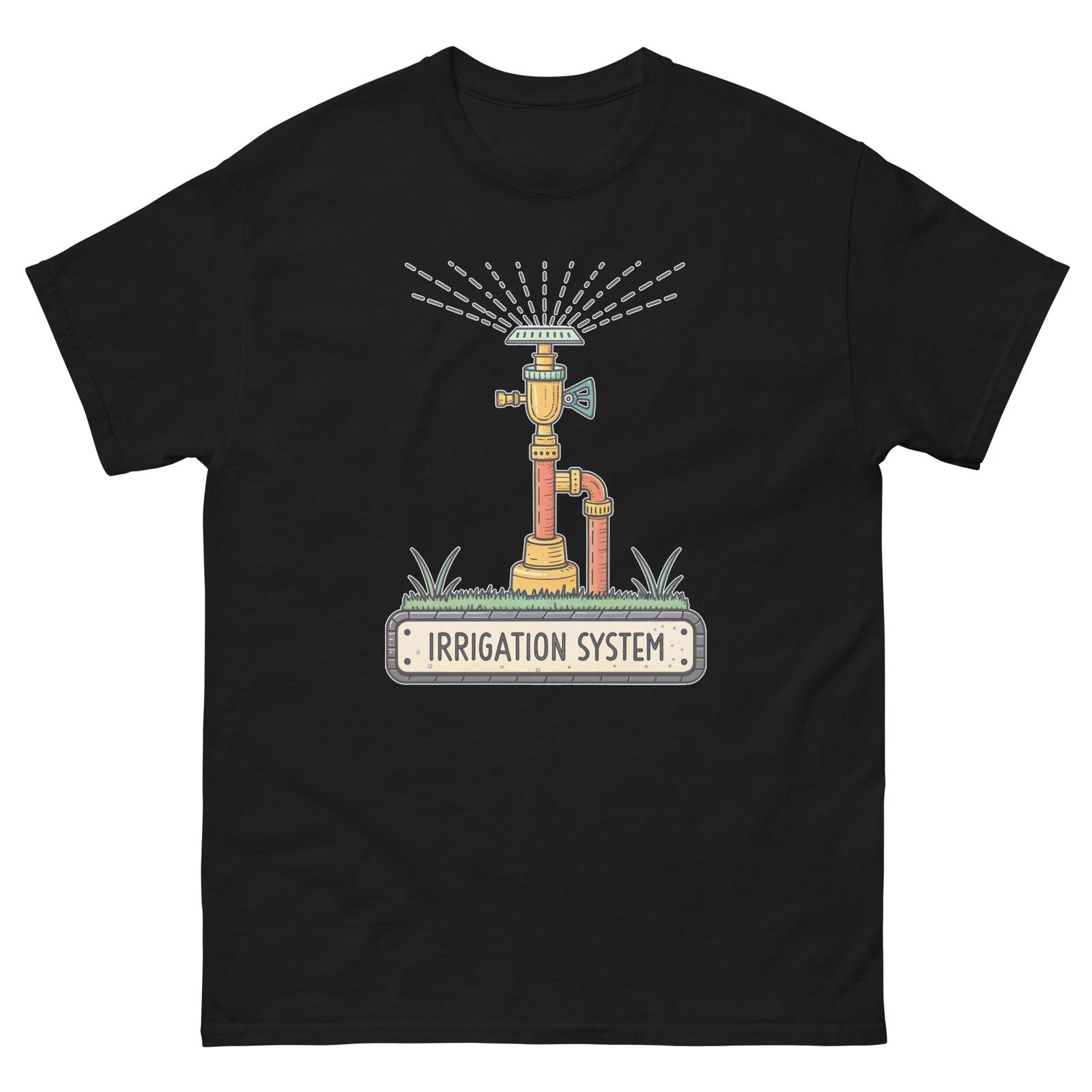

Irrigation System Farming Rural Life Agriculture T-Shirt L