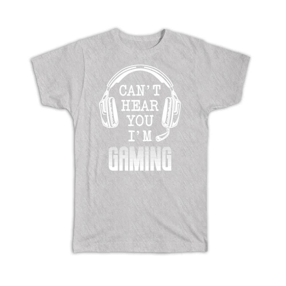 

Gift T-Shirt : For Gamer Video Game Player Gaming Headset Phones Teen Teenager L
