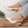 Fashion High Quality Ladies Shoes Baotou Women's Sandals Fashion Butterfly-knot Office and Career New Style Plus Size Solid Heels Women