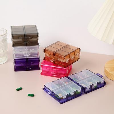 New Daily 12 Grids Portable Travel Premuim Pill Case Organizer Box Storage Container for Medicine Vitamin Supplement Fish Oils