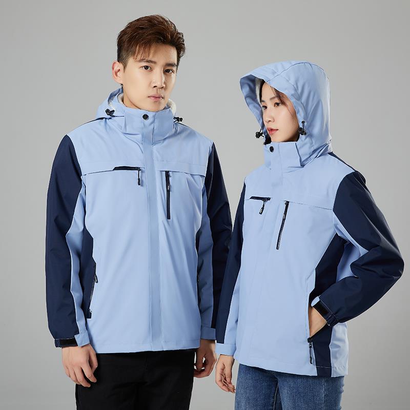 Jackets for Men and Women, New Autumn and Winter Style for Couples, Outdoor Velvet Large Size Jackets, Men's Windproof and Waterproof Jackets