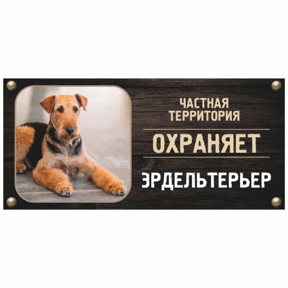 DORA Tin Sign Guard Dog Private Property Sign Metal House Number Plaque