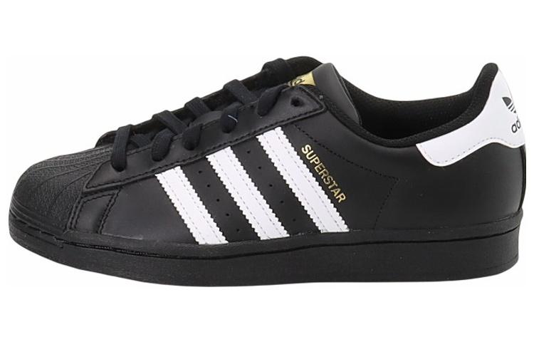 Adidas Superstar Core Black Cloud White Gold GS EF5398 36