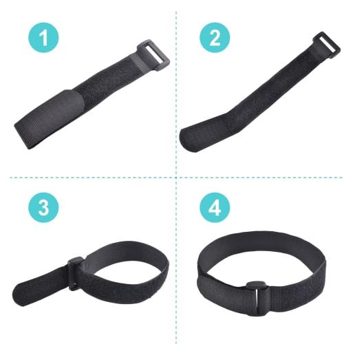 Azarxis Elastic Cargo Tie Straps, Elastic Rubber Bands with Velcro Closure, Secure Straps, Cable Ties, Elastic Arm Straps, Packing, Storage, Moving, C