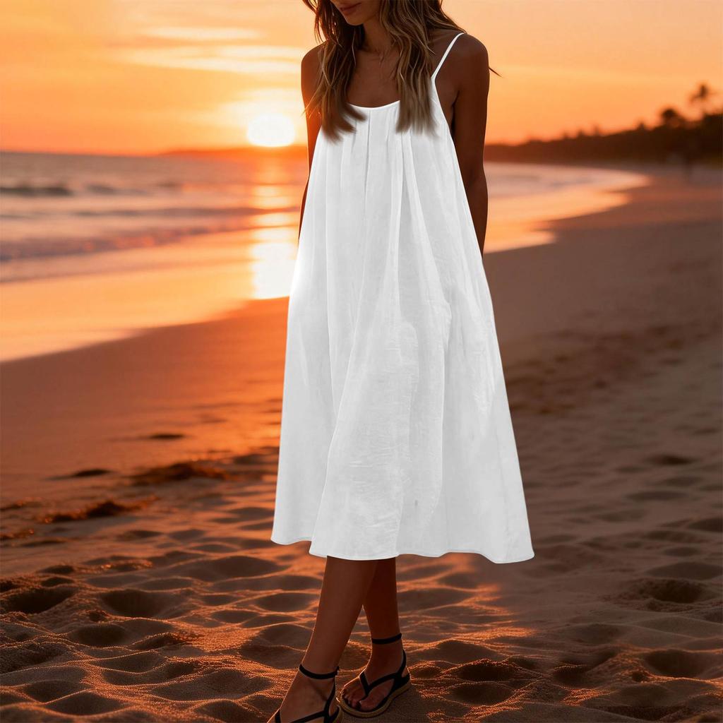 Women's Backless Strapless Dresses, Backless Loungewear Dress, Sleeveless, House Dress, Long Dress With Back Bow