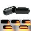 2X Sequential LED Side Marker Bumper Turn Signal Lights for VW MK4 Golf Jetta