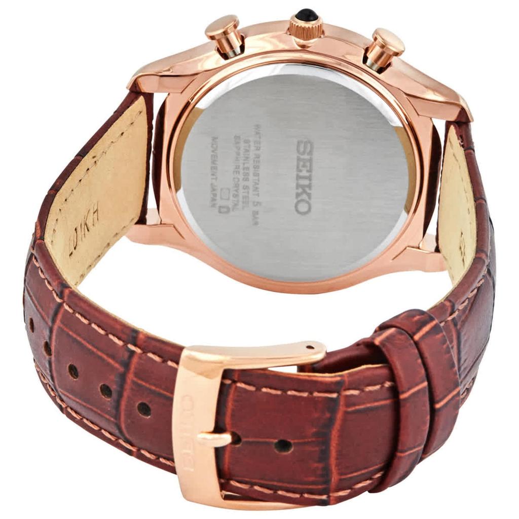 SPC256P1 Seiko Chronograph Perpetual White Men Analog Casual Quartz Overseas Shipping Seiko