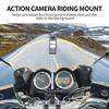 Alloy Vehicle Mount For Action Cameras 360 Degree Rotatable Shockproof Design Off Road Adventure Secure Attachment