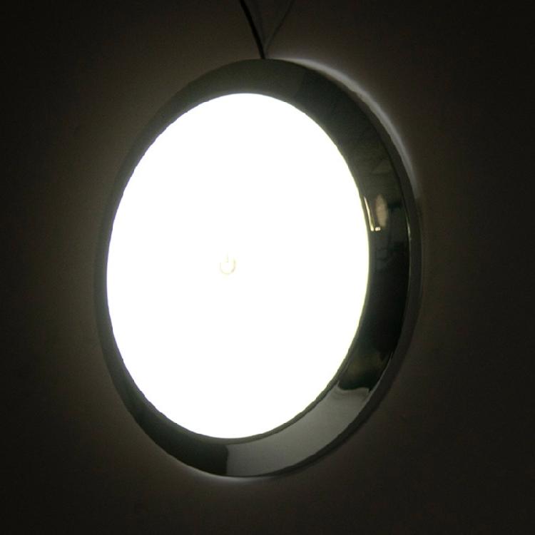 10W Car Interior Led Light Round Lamp with Switch for Campers Boats Indoor Light