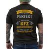 Heren Mechanica Mechatronica Grafisch T-shirt - Duitse Tekst & Tandwiel Ontwerp Achterprint - Ademend Korte Mouw T-shirt voor Auto Liefhebbers, Casual Rond