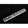 Coprimozzo Ruota Auto Emblema Volante Guscio Adesivo Emblema Cromato Per Cofano Maybach Supporto a Piedi Logo S500 S600 V12 Parafango Laterale Emblema Baule