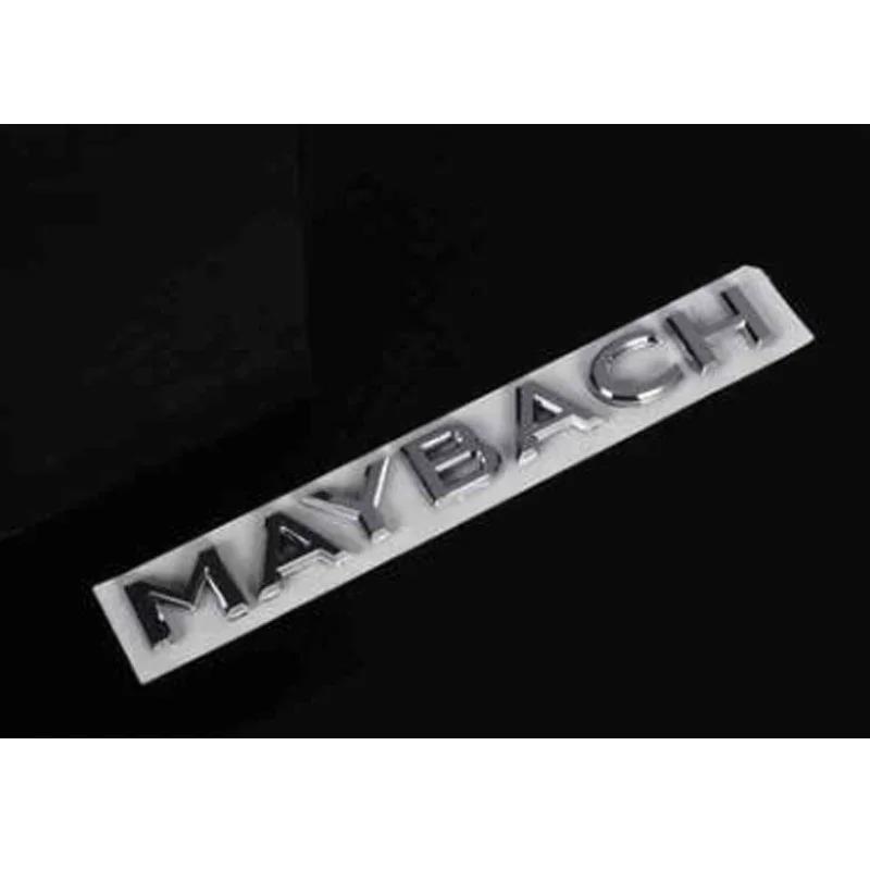 Car Wheel Cap Steering emblem Shell Sticker Chrome Emblem For Maybach Hood Lay Stand Logo S500 S600 V12 Side Fender Trunk Badge