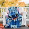 1pc S-Stitch2 Theme Blanket - Digital Print, Polyester, Cozy for All Seasons, Perfect for Outdoor, and Travel