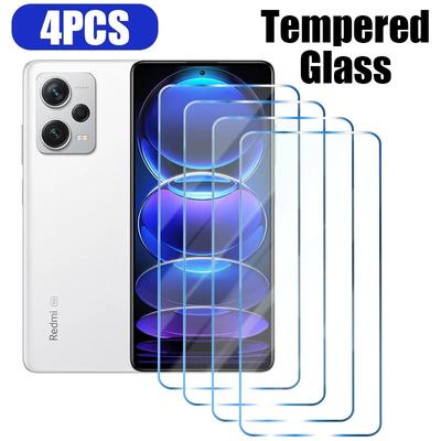 4PCS Screen Protector Für Redmi Hinweis 12 11 10 9 8 Pro Plus 5G Gehärtetes Glas für Xiaomi redmi 10 9C 9A Hinweis 10S 9T 9S 8T Glas