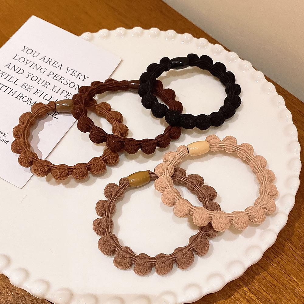 

Высокоэластичная резинка для волос в корейском стиле - прочная веревка для волос для женщин