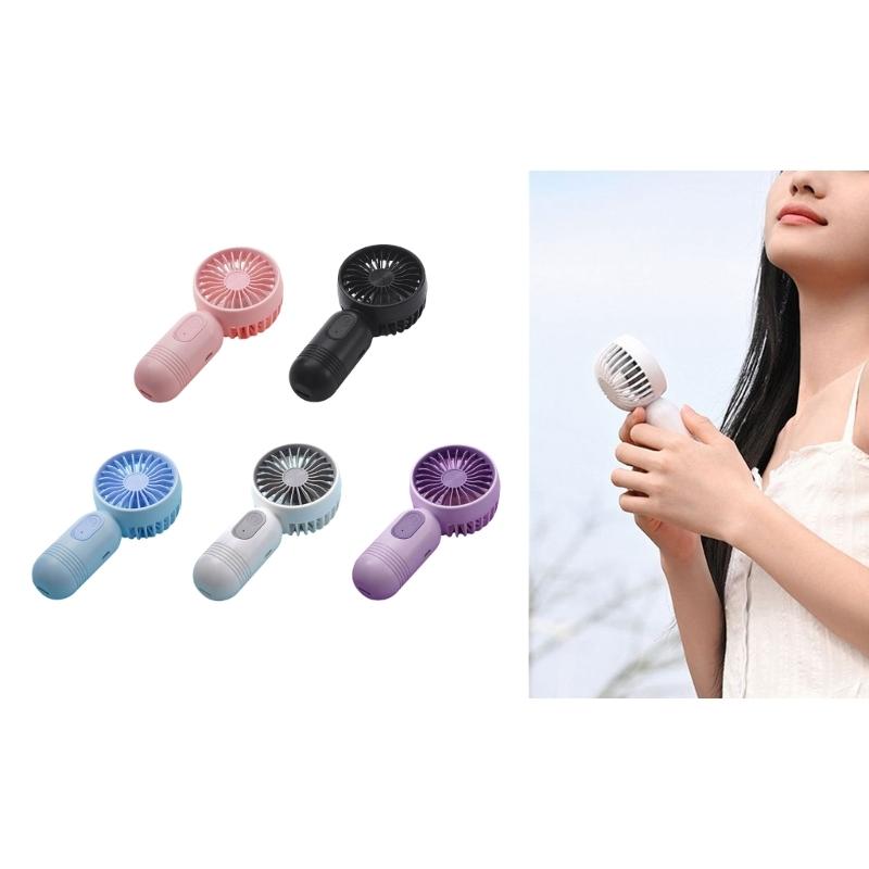 Convenient USB Fan Lightweight Cooling Fan Camping Fan Small Handhelds Fan Plastic Office Fan Perfect for Everyday Use