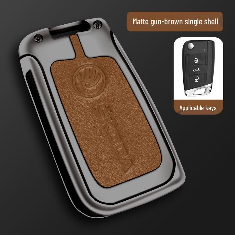 Skoda Key Case for Octavia, Fabia, Kamiq, Superb, Kodiaq, Karoq - Protective Shell