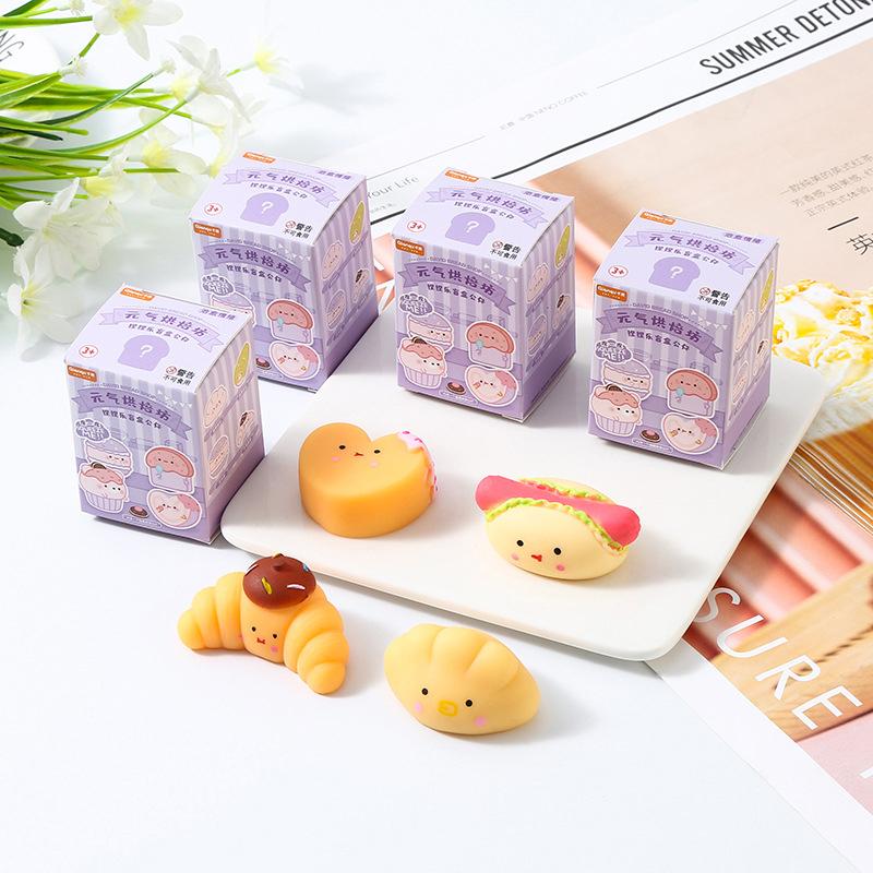 1Pcs Funny Fidget Miniature Toys For Adults Or Children Mochi Decompressio Bake Mini Toys Squeeze Soft Sticky Stress Relief