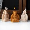 Buddhas Statue Silicone Candle Mould for Handmade Soap Gypsum Resin Aromatherapy Scented Candle Mould Desktop Decorations