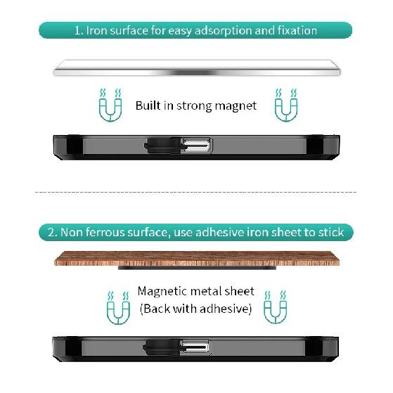 LED Car Door Lights Welcome Light Magnetic Control USB Charging Auto Open Door Safe Anti-collision Emergency Warning Signal Lamp