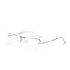 Glasses 9317 Cat Eye Metal Flat Mirror Xiaohongshu Square Plain Mirror Female And Male