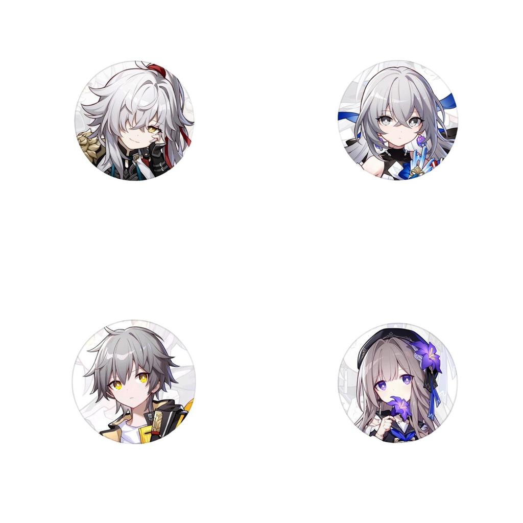 Honkai Star Rail Badge Collection Bailu, Bronya, March7th, Yanqing And More!