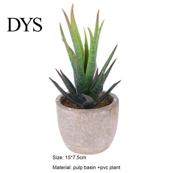 Lawn Ornaments Artificial Bonsai Charming Fake Potted Tequila Plant Garden Figurines for Park Decoration