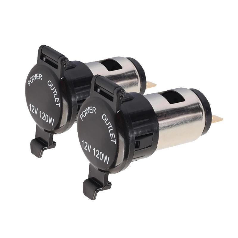 Wasserdicht 12V Auto Zigarettenanzünder Stromsteckdose Ausgang Stecker Für Motorräder Boote Rasenmäher Traktoren Autos Mit Sicherung & Kabeln