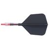 CUESOUL Integrated Dart Flights ROST AK57 T19 Carbon Fiber Reinforced Big Wing Shape 3 Pieces CS-AK571-8