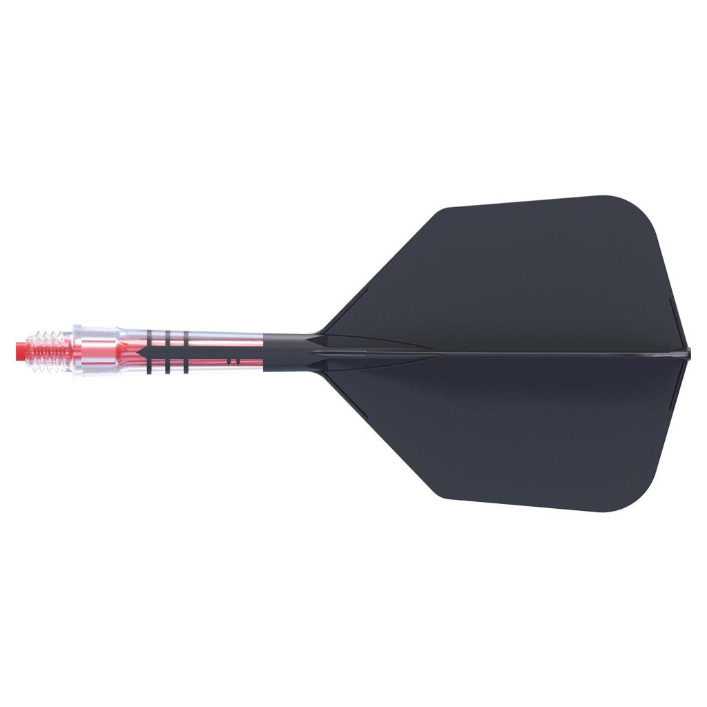 CUESOUL Integrated Dart Flights ROST AK57 T19 Carbon Fiber Reinforced Big Wing Shape 3 Pieces CS-AK571-8