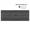 Oeny Yoga and Fitness Mat with Alignment Lines