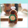 Kapibara Plush Toy Keychain Bag Decor Pp Cotton Stuffed For Kids Gift Decor