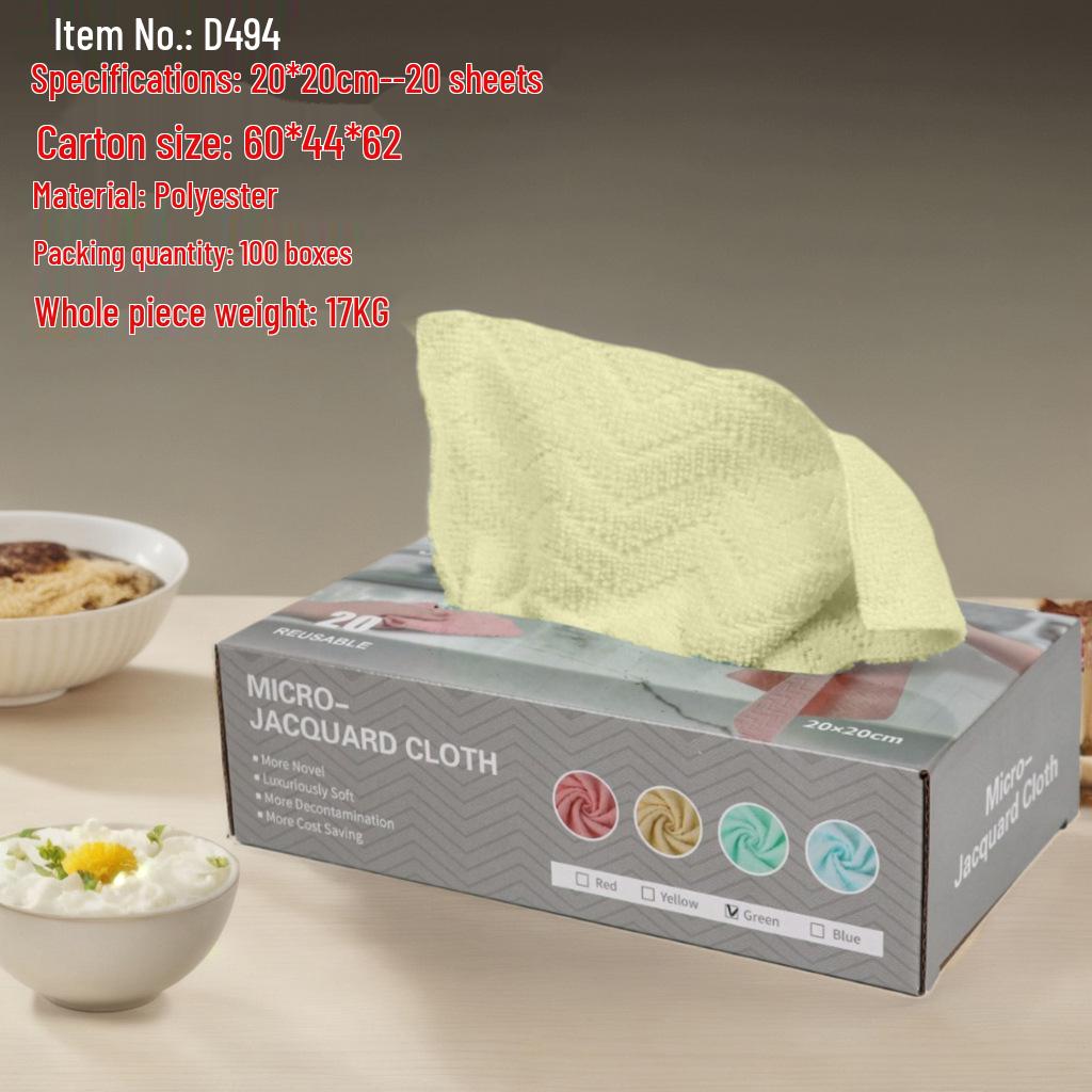 Thick Tearable Kitchen Towels - Absorbent & Easy-to-Clean Dishwashing Wipes