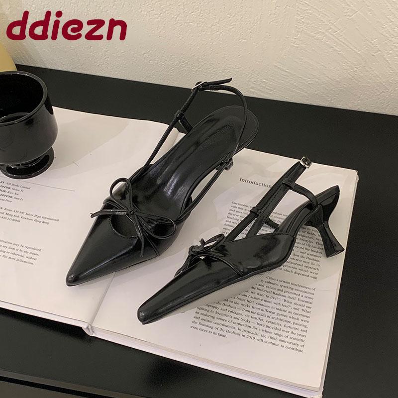 Fashion 2025 New Footwear Butterfly-Knot Ladies High Heels Pumps Shoes  Female Shallow Fashion Pointed Toe Women Heels Sandals Shoes