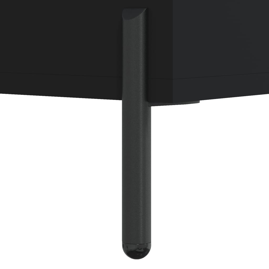 Coffee Table Black 102x50x40 Cm Particleboard