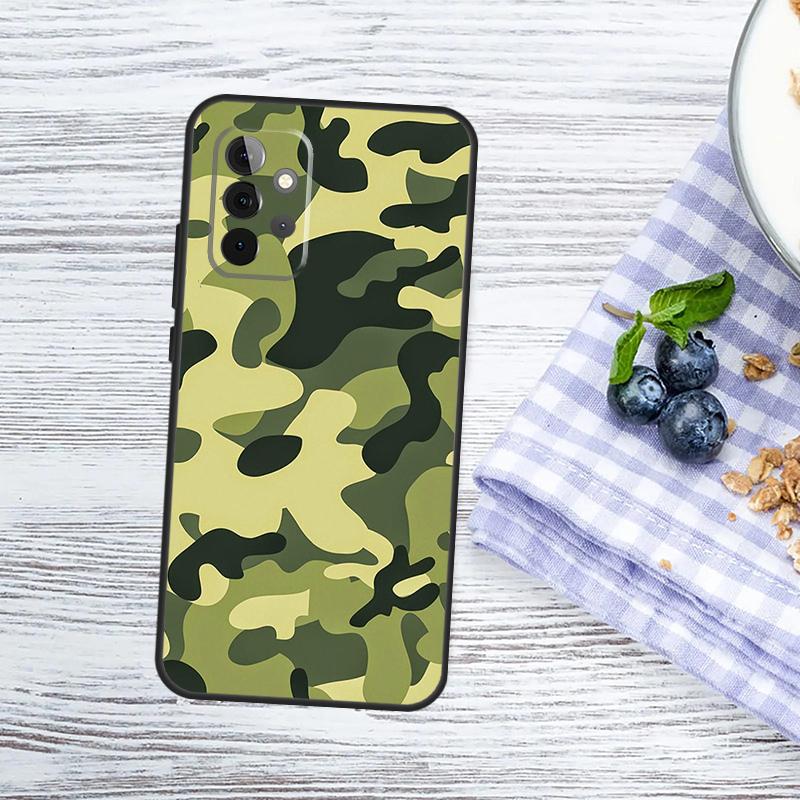 Camouflage Hülle Für Samsung Galaxy A15 A36 A35 A55 A06 A16 A26 A56 A53 A32 A52 A33 A13 A14 A34 A54 A17