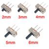 20Pcs SS12D00 Interruptor On-Off Mini Slide Switch 3pin 1P2T 2 Position High Quality Toggle Switch Handle Length:3MM/4MM/5MM/6MM