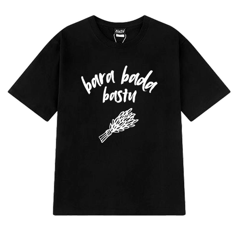 

New in Eurovision Song Contest 2025 KAJ Bara bada bastu T shirt Men Women Oversized short sleeve T-shirts Unisex 100% Cotton Top 4XL