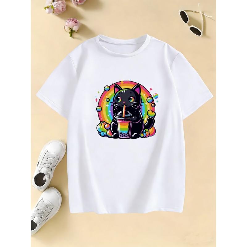 Boy orGirl Mickey Pure Cotton Short-Sleeved T-shirt-2026 SummerChildren's Baby Soft andComfortableCartoonDisneyHalf-SleeveTrendy