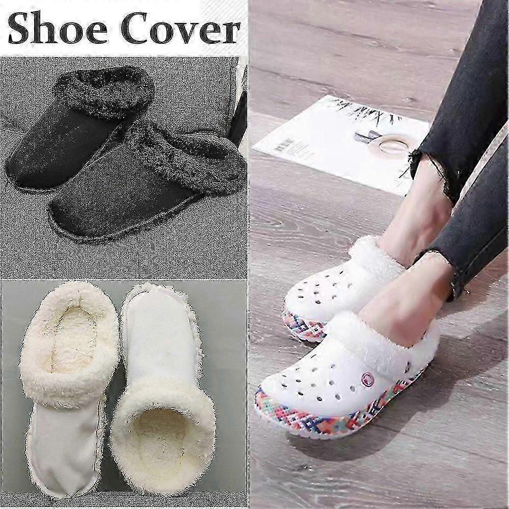 Thermal Insoles for Crocs Shoes and Slippers, Plush Lining Inserts, Replacement Insoles for Men and Women, Winter Warm Insoles