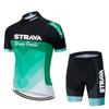 Completo da ciclismo a maniche corte, ad asciugatura rapida, abbigliamento da ciclismo traspirante