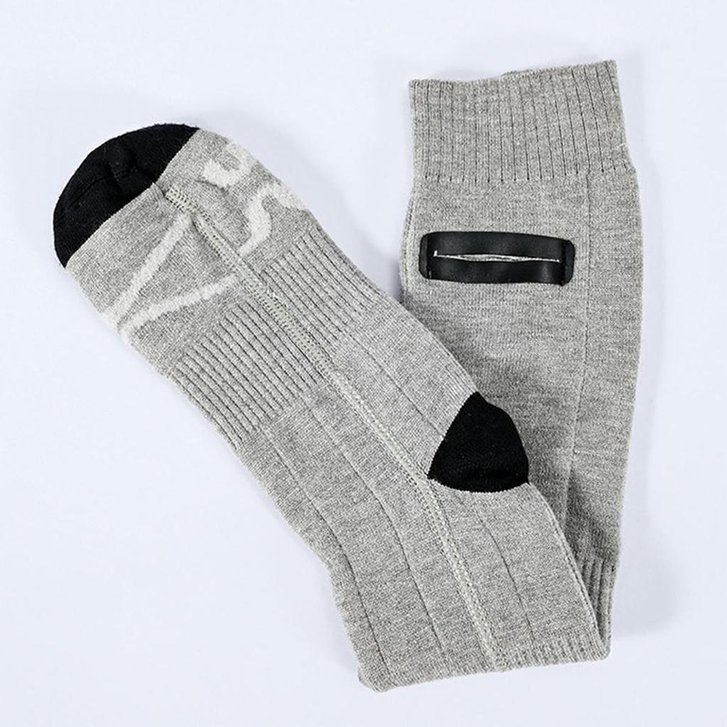 Heated Socks 4000mAh Rechargeable Heating Socks for Men Women Winter Warm Stockings with 3