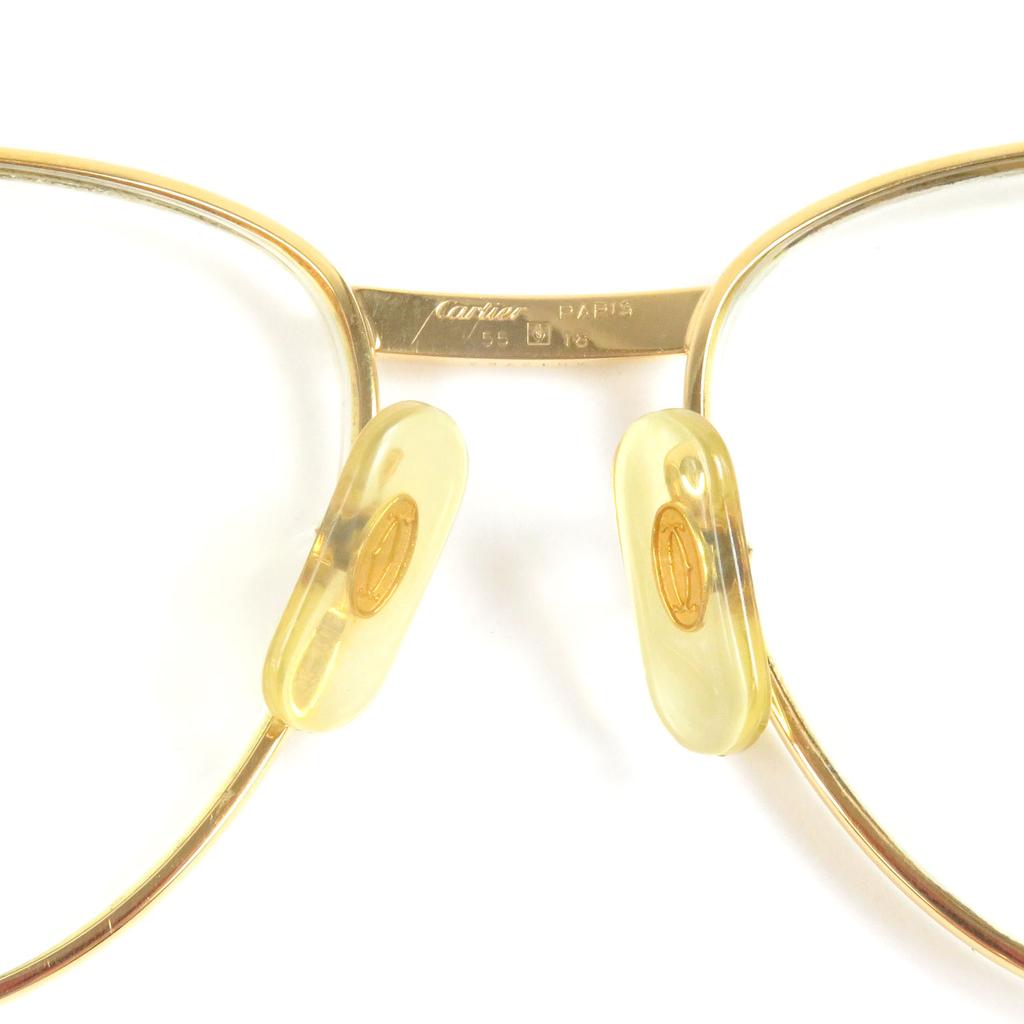 Cartier Glasses Trinity 2P Sapphire Gold Bordeaux Sapphire Mens Used