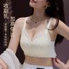 Big Breasts Show Small Breasts, Thin Summer Styles, Double Breasts, Anti-sagging Gathering, Sexy Full Cup Bra Cover, Ultra-thin.