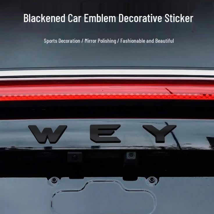 

Compatible with WEY Gaoshan 7/8/9 Black Car Emblems - Auto Parts & Body Decoration Stickers
