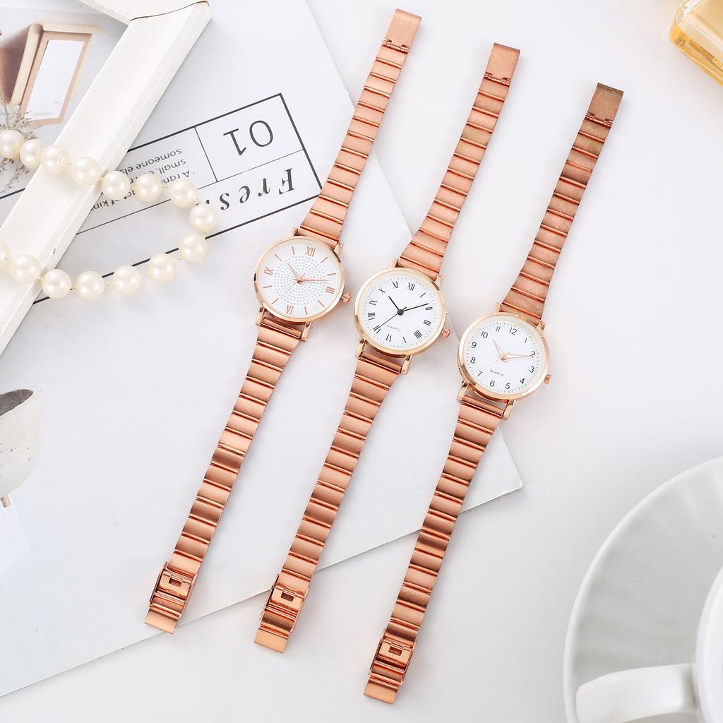 Minimalistische lässige Studentin im Ins-Stil High-End Quarz Damenuhr.