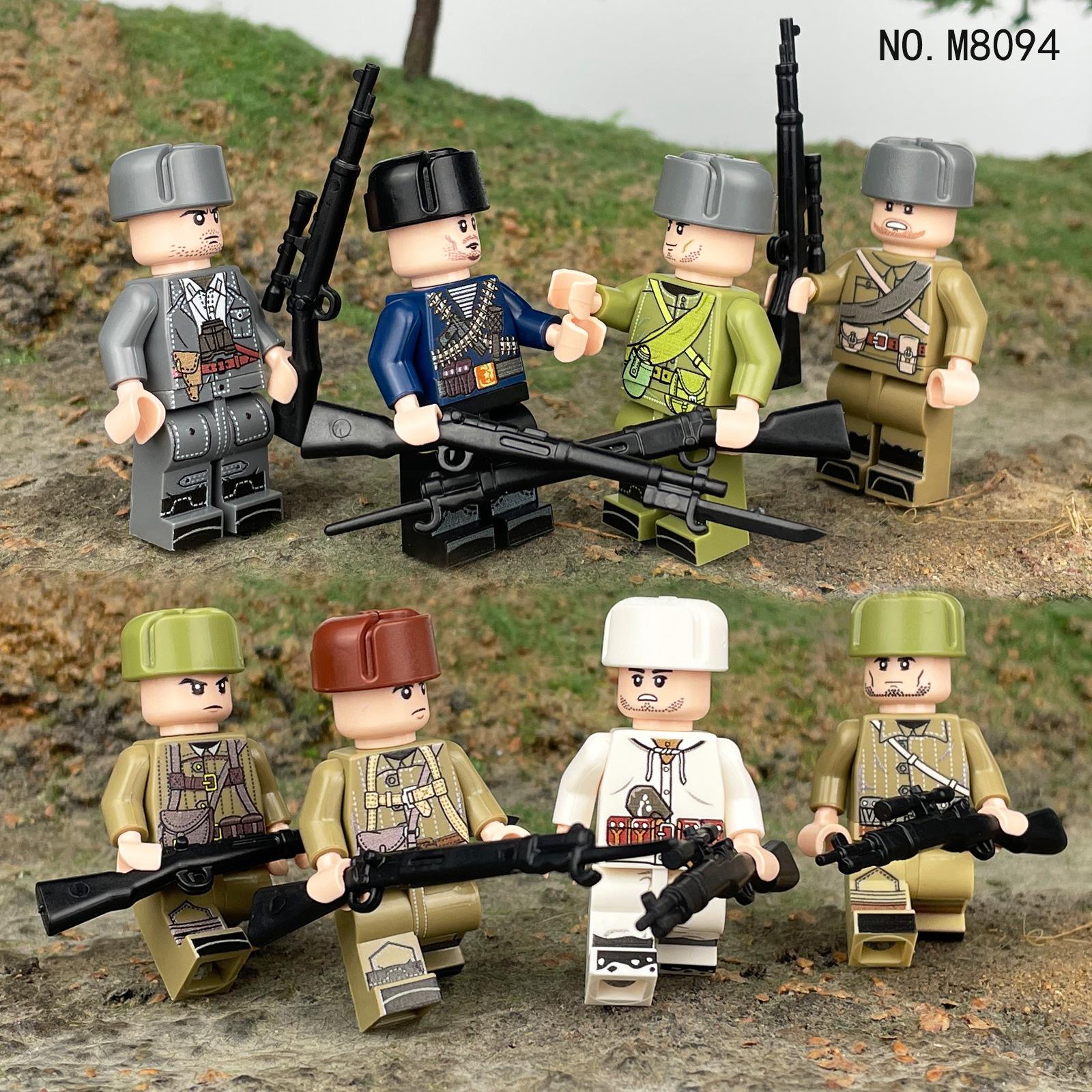 Confezione Mattoncini Mitragliatrice BREN Seconda Guerra Mondiale – Personaggi Per Costruzioni - Foto 6