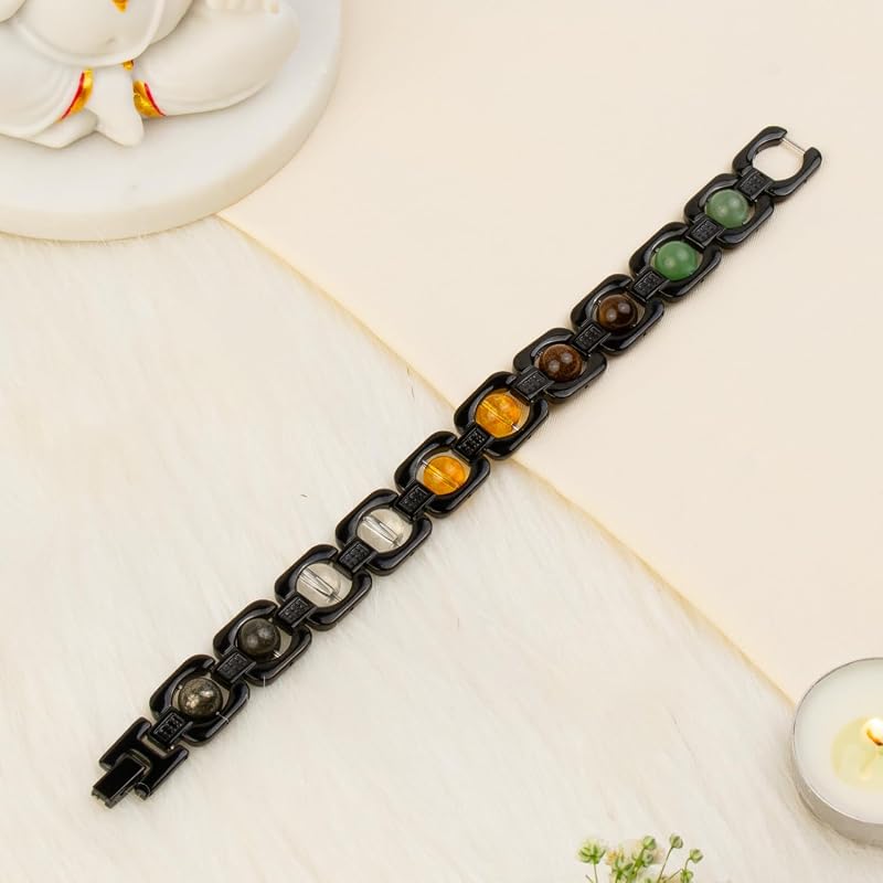 Metal Dhan Yog Bracelet Black Activate Wealth & Success Energy The Metal Dhan