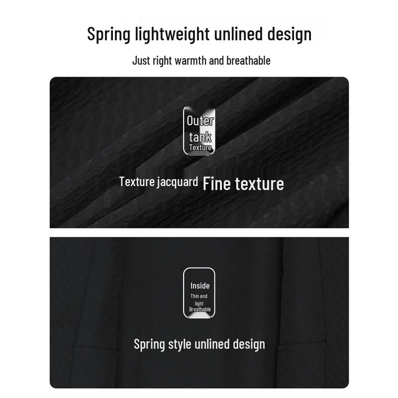 LILANZ Men's Textured Jacquard Jacket