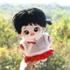20CM Doll New Year's Clothing Red&white Mini Clothes New Doll Plush Cloak  20cm Cotton Doll